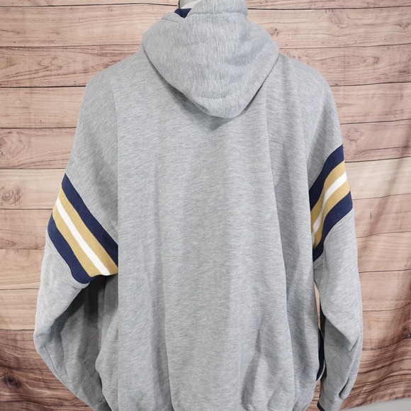 VINTAGE ST LOUIS RAMS LOGO GREY PULLOVER HOODIE MENS SIZE XXL 2XL LEE SPORT - Picture 6 of 8